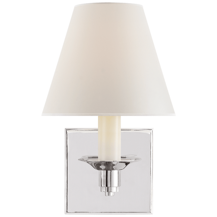 Evans Single Arm Sconce, a premium Decorative light by Visual Comfort & Co. Close - up image of its design.