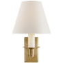 Evans Library Sconce, a premium Decorative light by Visual Comfort & Co. Close - up image of its design.