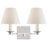 Evans Double Arm Sconce, a premium Decorative light by Visual Comfort & Co. Close - up image of its design.