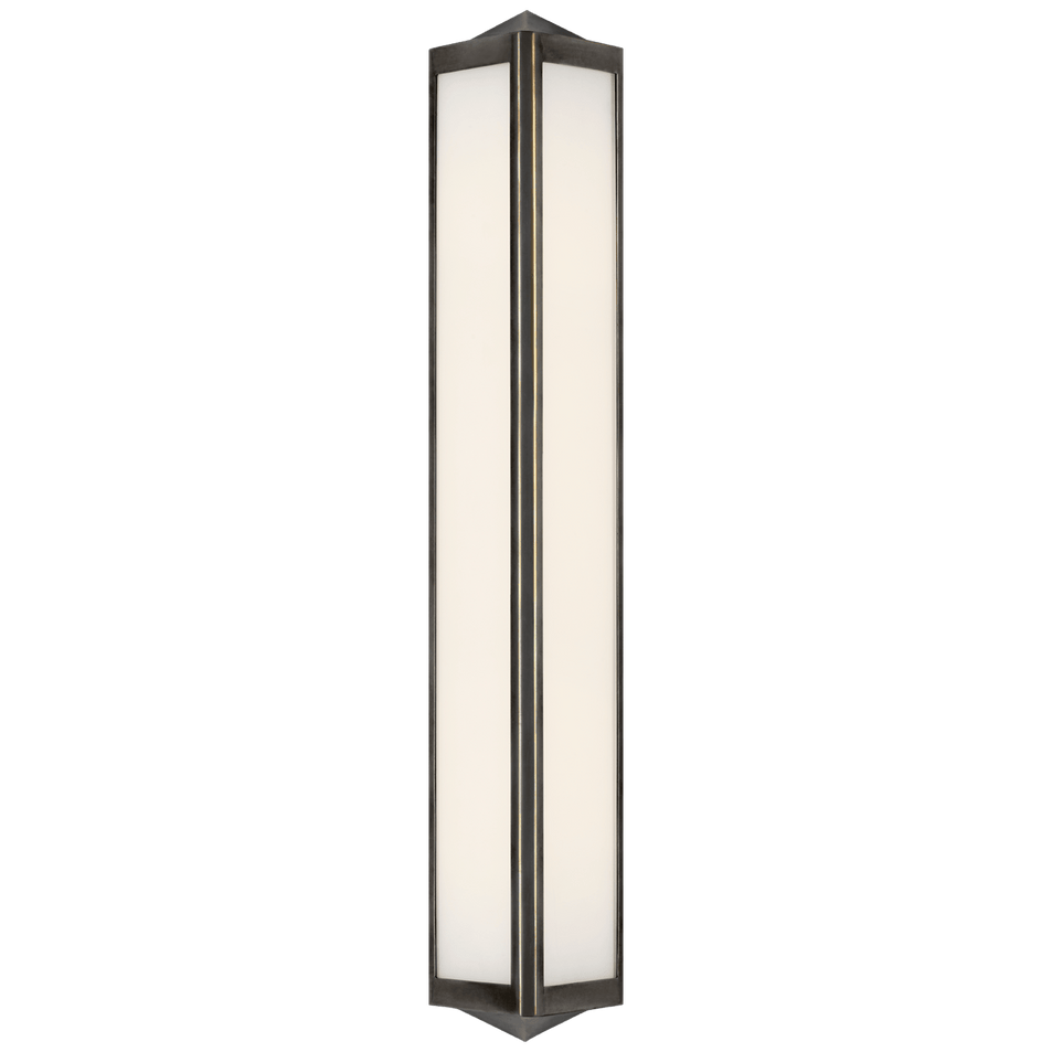 Geneva Medium Sconce, a premium Bath light by Visual Comfort & Co. Close - up image of its design.