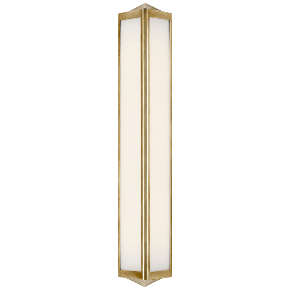 Geneva Medium Sconce, a premium Bath light by Visual Comfort & Co. Close - up image of its design.