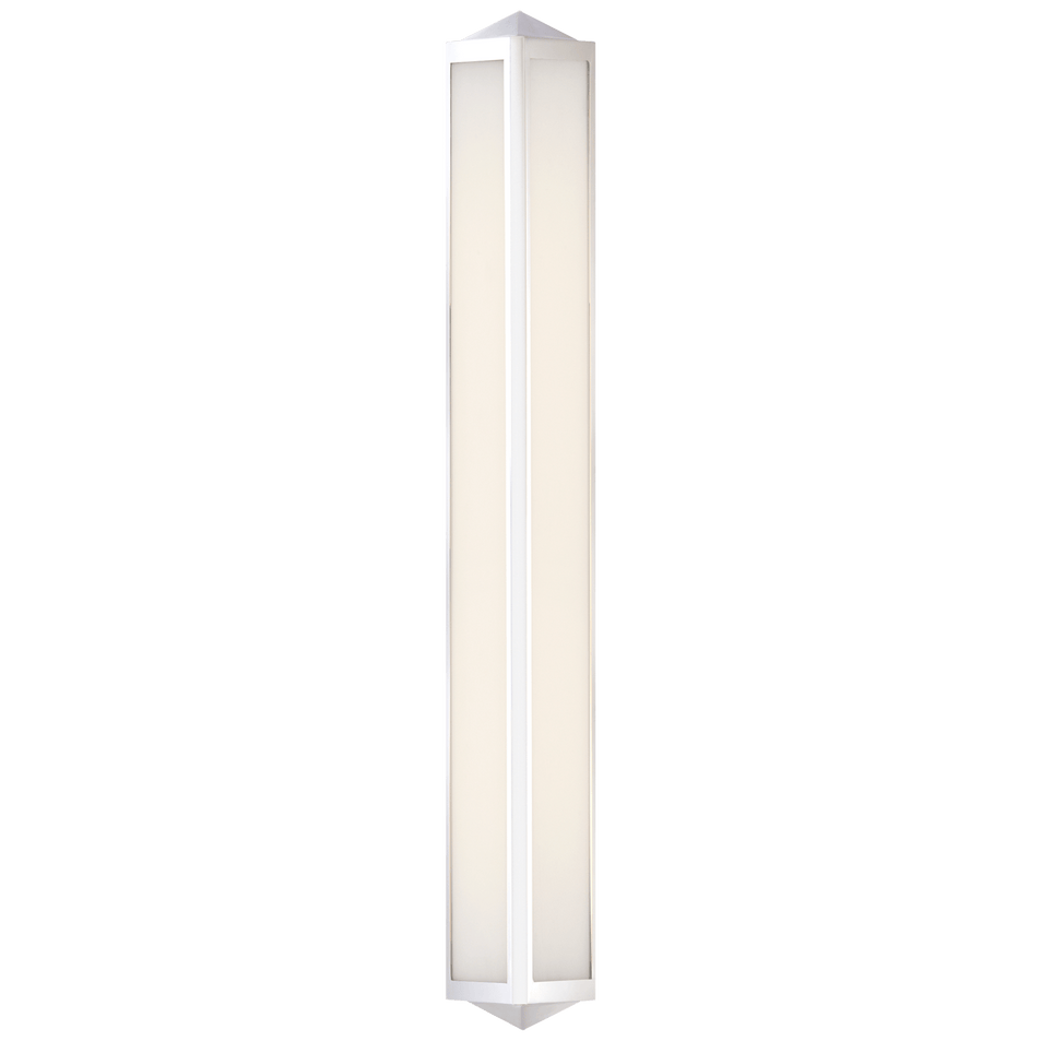 Geneva Large Sconce, a premium Bath light by Visual Comfort & Co. Close - up image of its design.