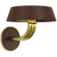 Natural Brass and Carob Leather