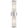 Allen Double Light Sconce, a premium Bath light by Visual Comfort & Co. Close - up image of its design.