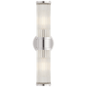 Allen Double Light Sconce, a premium Bath light by Visual Comfort & Co. Close - up image of its design.