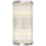 Allen Small Linear Sconce, a premium Bath light by Visual Comfort & Co. Close - up image of its design.