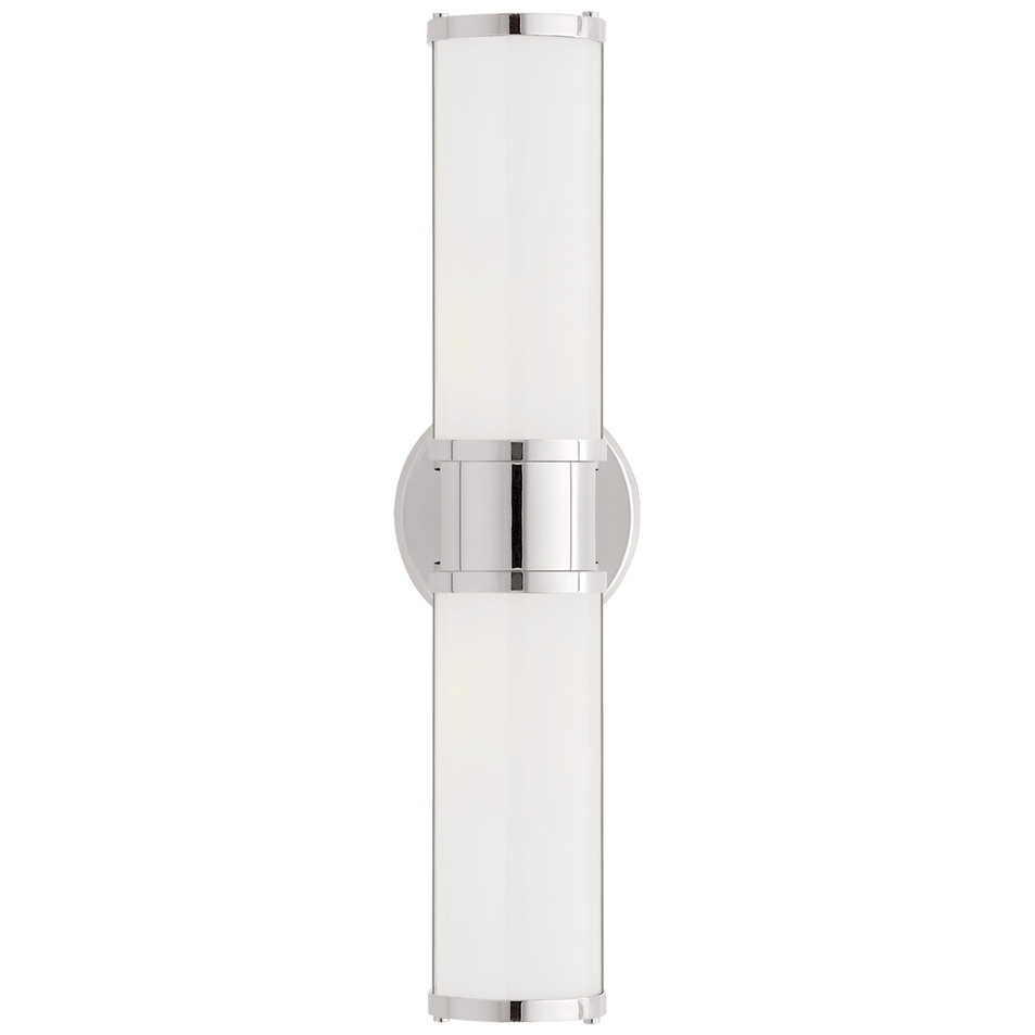 Lichfield Double Sconce, a premium Bath light by Visual Comfort & Co. Close - up image of its design.