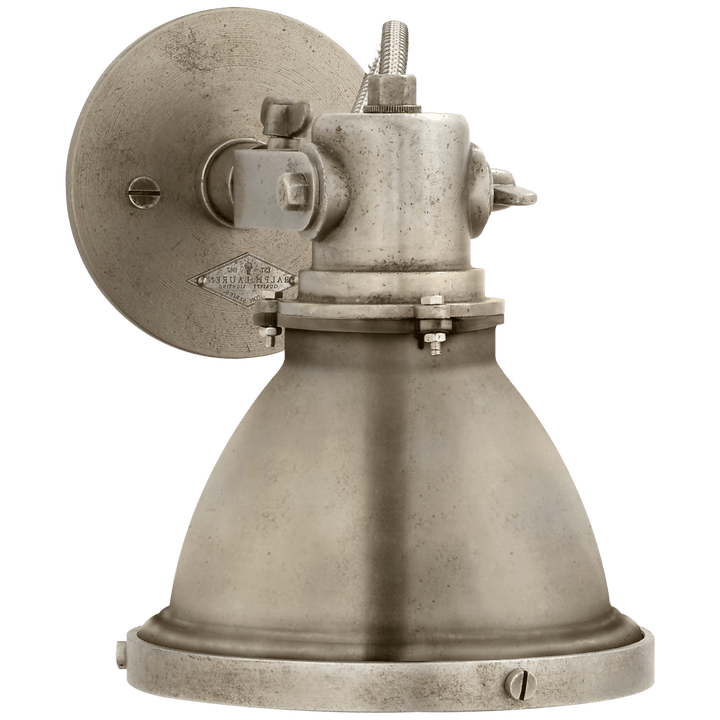 Fulton Small Sconce, a premium Functional light by Visual Comfort & Co. Close - up image of its design.