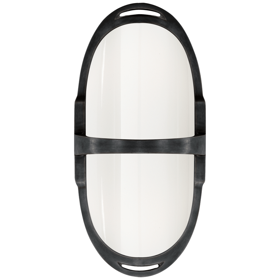 Westbury Double Sconce, a premium Bath light by Visual Comfort & Co. Close - up image of its design.