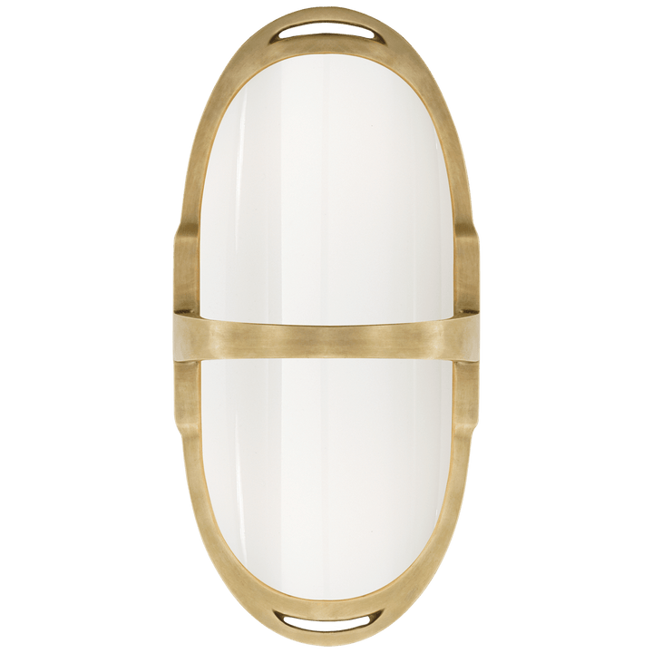 Westbury Double Sconce, a premium Bath light by Visual Comfort & Co. Close - up image of its design.