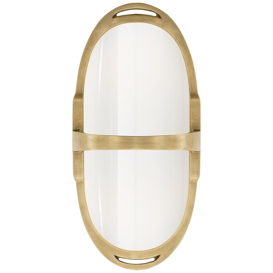 Westbury Double Sconce, a premium Bath light by Visual Comfort & Co. Close - up image of its design.