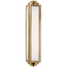 Natural Brass / white-glass