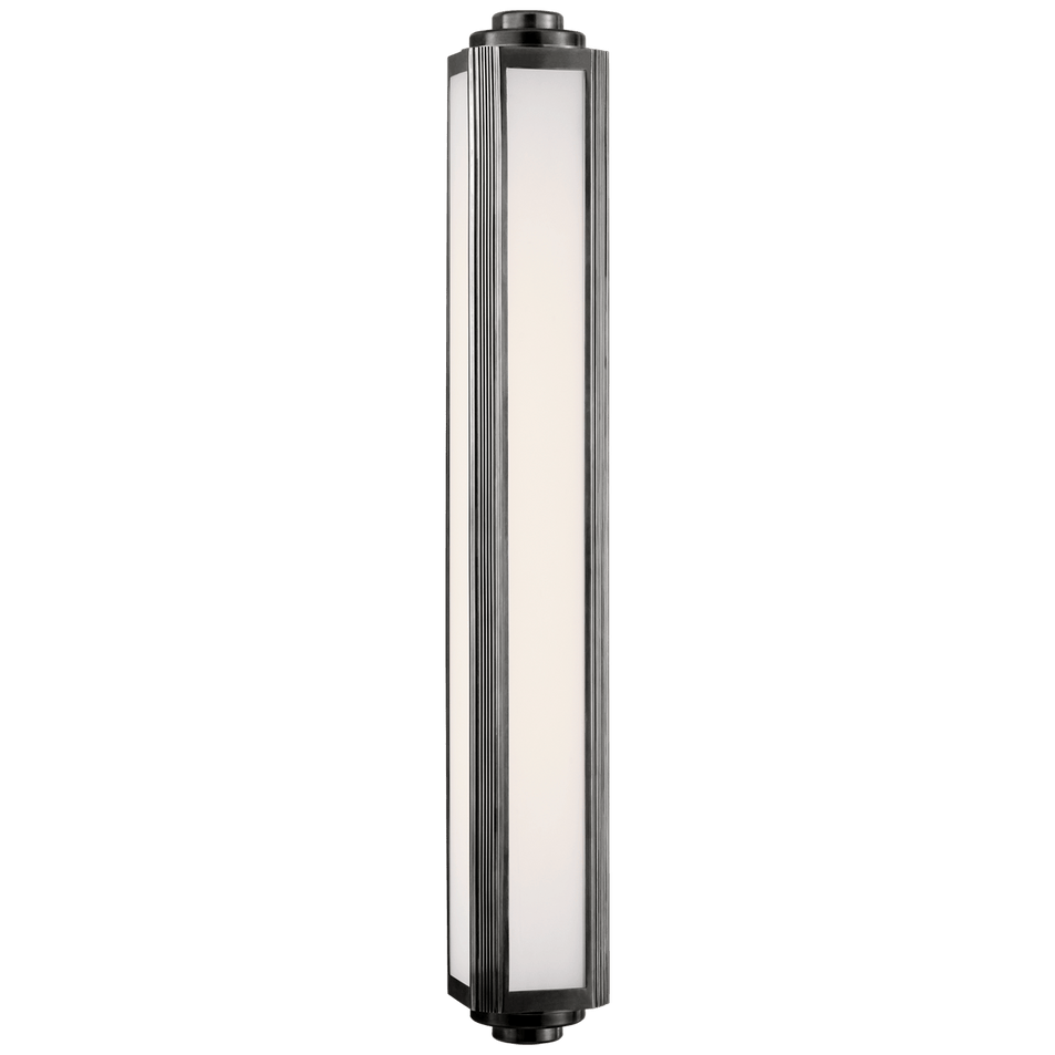 Keating Large Sconce, a premium Bath light by Visual Comfort & Co. Close - up image of its design.