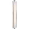 Polished Nickel / White Glass