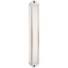 Polished Nickel / white-glass