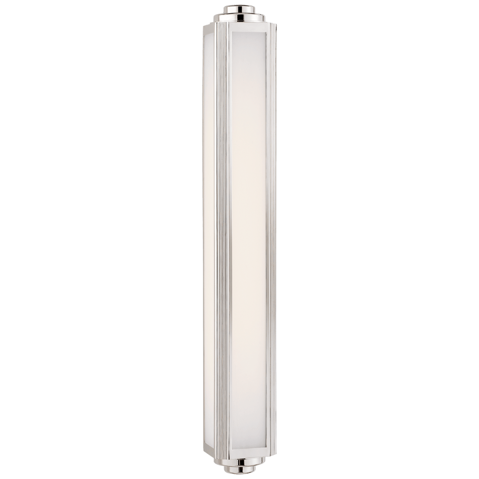 Keating Large Sconce, a premium Bath light by Visual Comfort & Co. Close - up image of its design.
