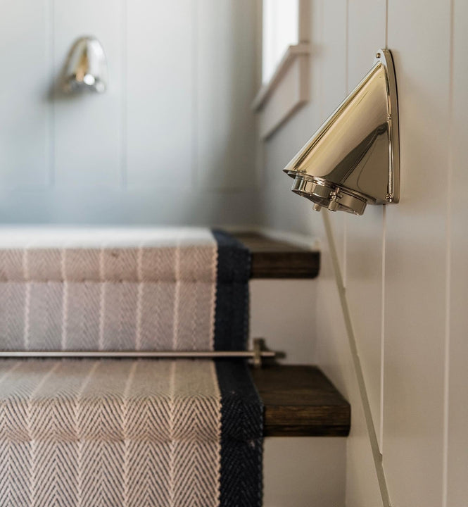 Grant Large Sconce, a premium Wall light by Visual Comfort & Co. Close - up image of its design.