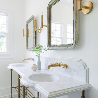 Barrett Small Single Knurled Sconce, a premium Decorative light by Visual Comfort & Co. Close - up image of its design.