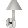 Barrett Small Single Knurled Sconce, a premium Decorative light by Visual Comfort & Co. Close - up image of its design.