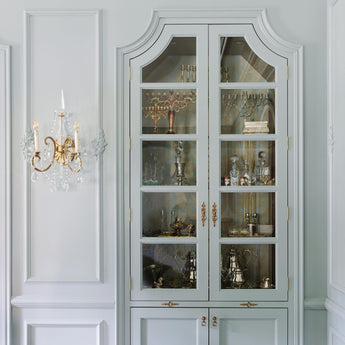 Adrianna Double Sconce, a premium Decorative light by Visual Comfort & Co. Close - up image of its design.