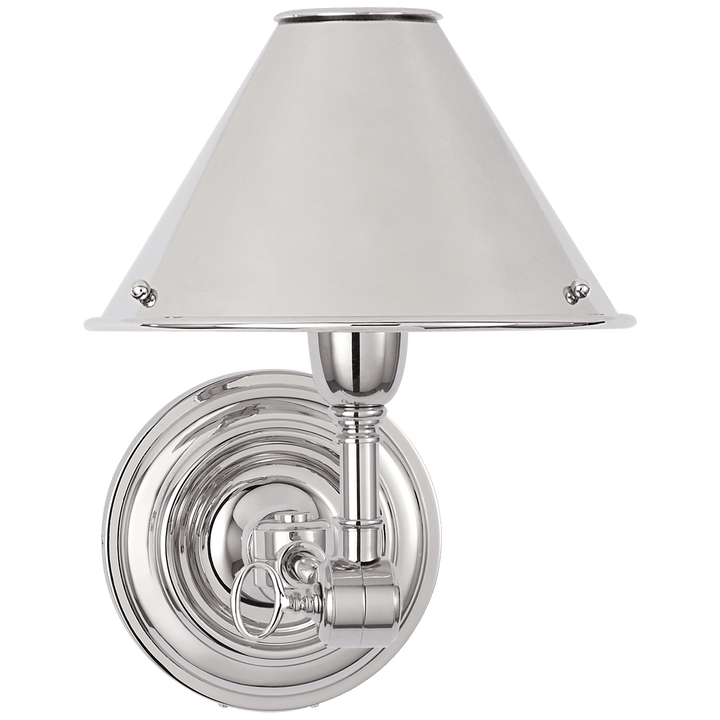Anette Single Sconce, a premium Functional light by Visual Comfort & Co. Close - up image of its design.