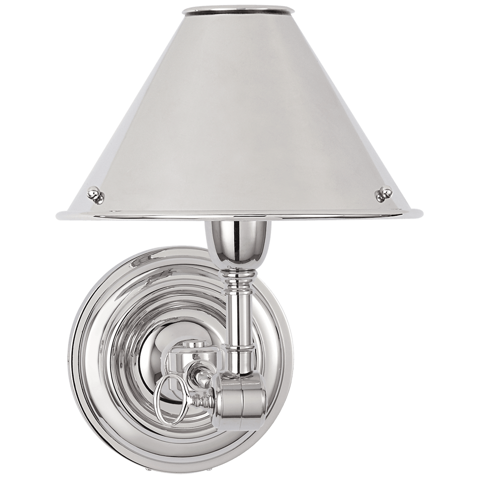 Anette Single Sconce, a premium Functional light by Visual Comfort & Co. Close - up image of its design.