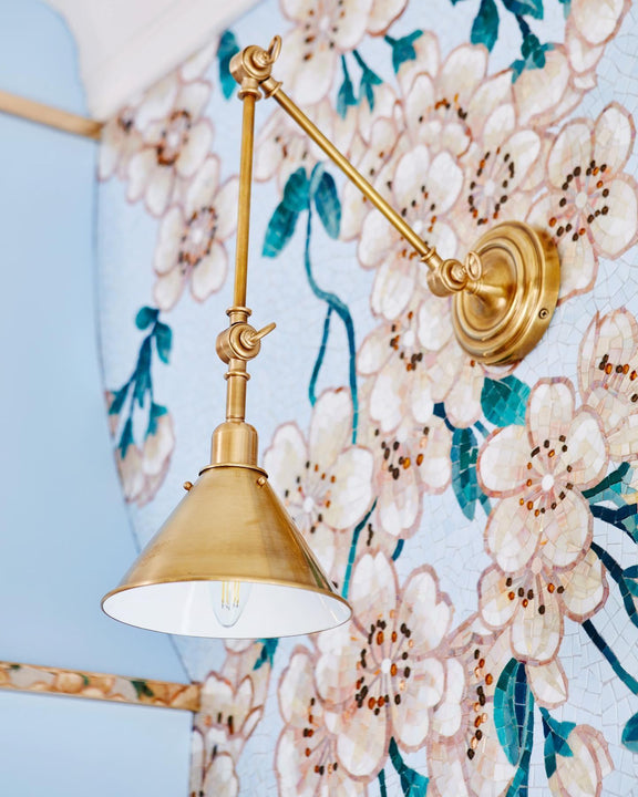 Anette Library Light, a premium Functional light by Visual Comfort & Co. Close - up image of its design.