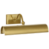 Hessen 12" Picture Light in Natural Brass