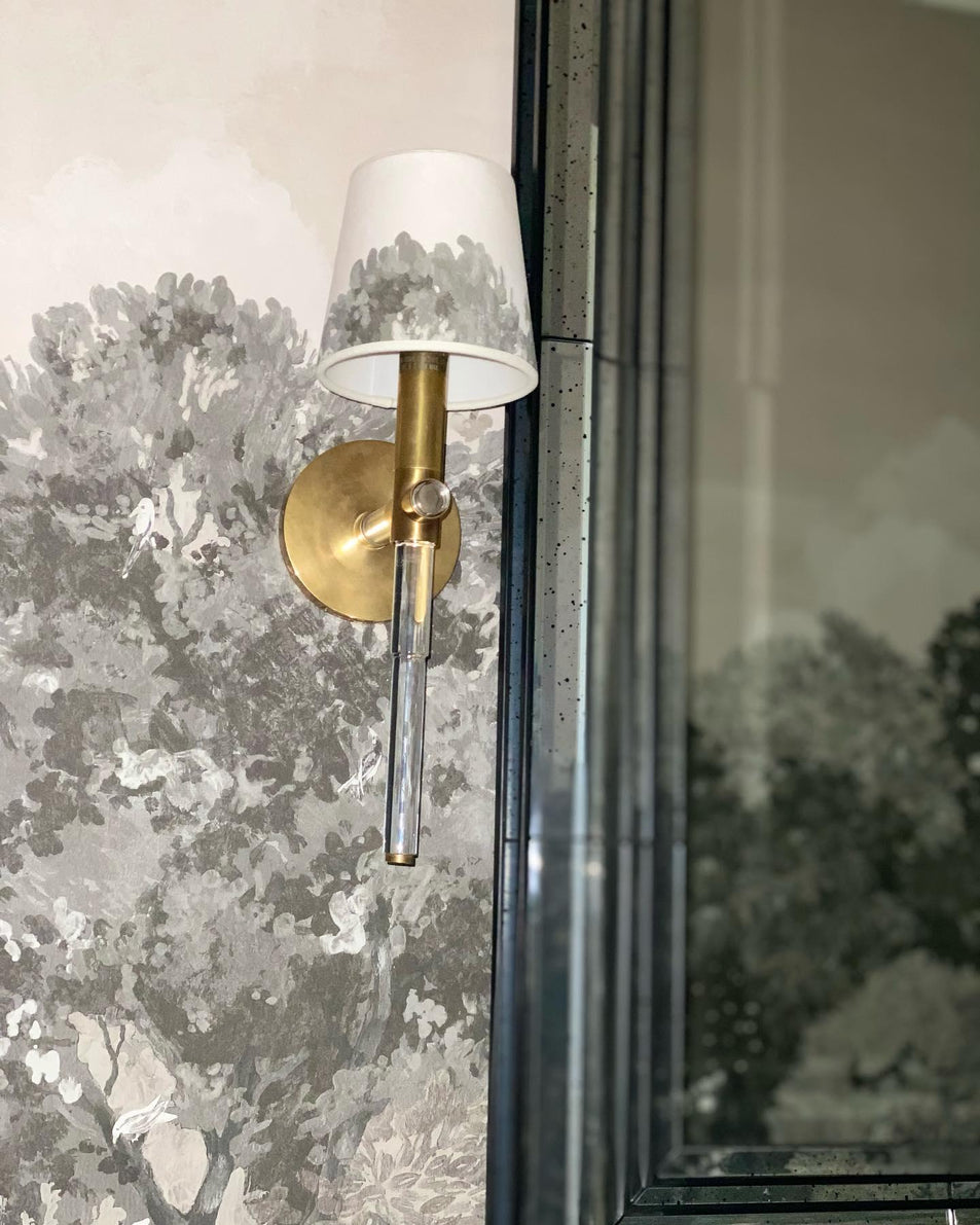 Sable Tail Sconce, a premium Decorative light by Visual Comfort & Co. Close - up image of its design.
