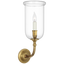 Natural Brass / Clear Glass