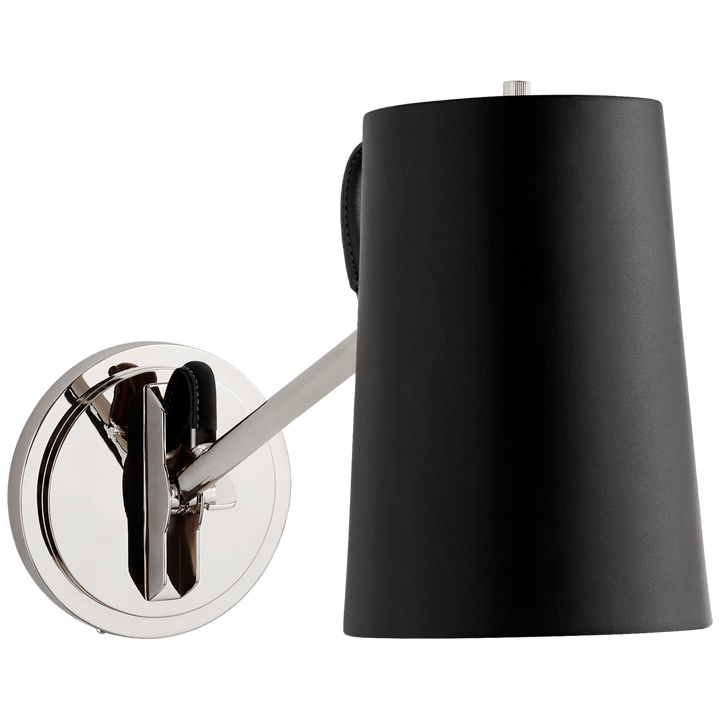 Benton Single Library Sconce, a premium Functional light by Visual Comfort & Co. Close - up image of its design.