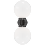 McCarren Double Sconce, a premium Bath light by Visual Comfort & Co. Close - up image of its design.