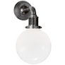 McCarren Single Sconce, a premium Bath light by Visual Comfort & Co. Close - up image of its design.
