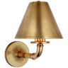 Dalfern Medium Single Sconce, a premium Decorative light by Visual Comfort & Co. Close - up image of its design.