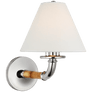 Dalfern Medium Single Sconce, a premium Decorative light by Visual Comfort & Co. Close - up image of its design.