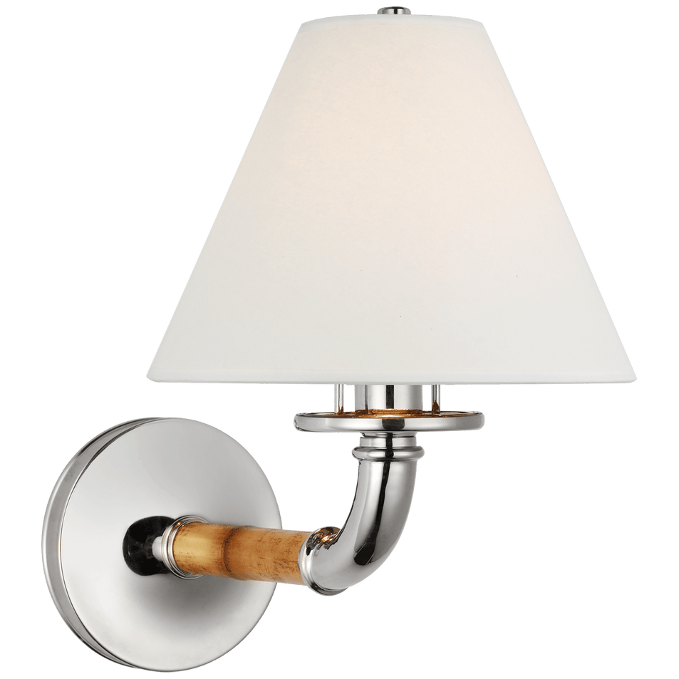 Dalfern Medium Single Sconce, a premium Decorative light by Visual Comfort & Co. Close - up image of its design.