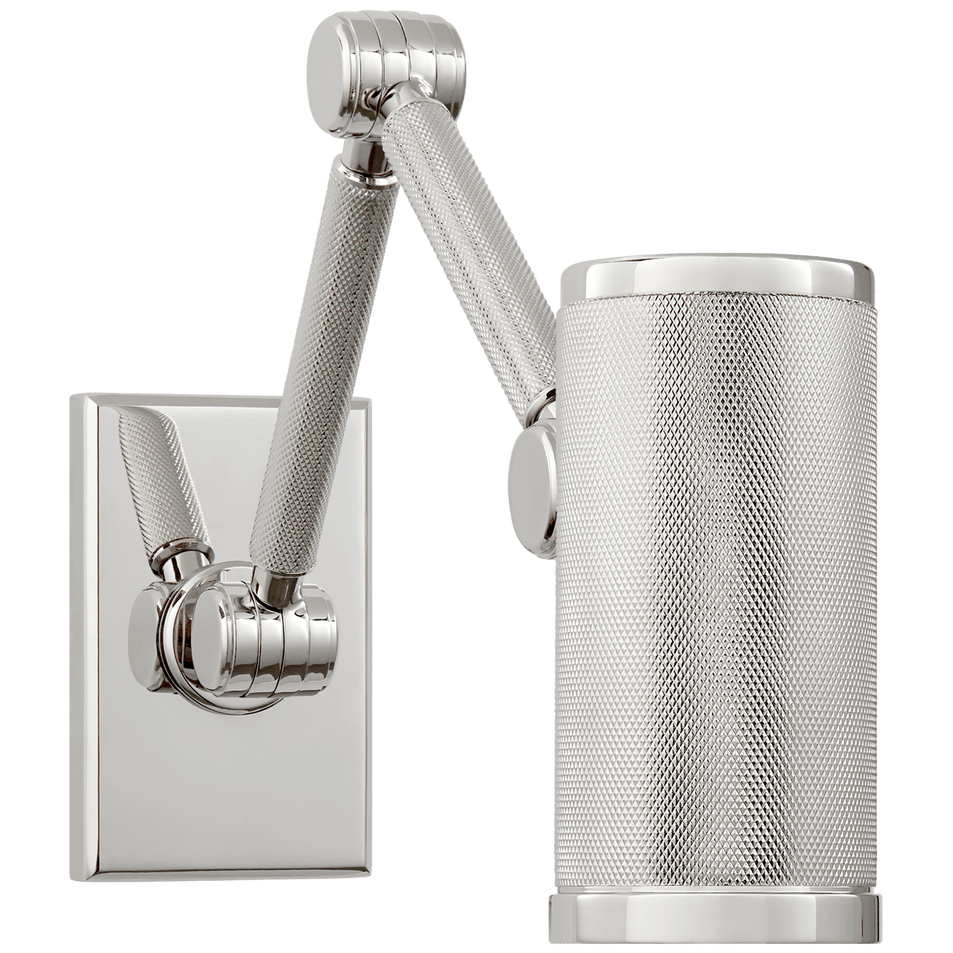 Barrett Mini Double Arm Bed Light, a premium Functional light by Visual Comfort & Co. Close - up image of its design.