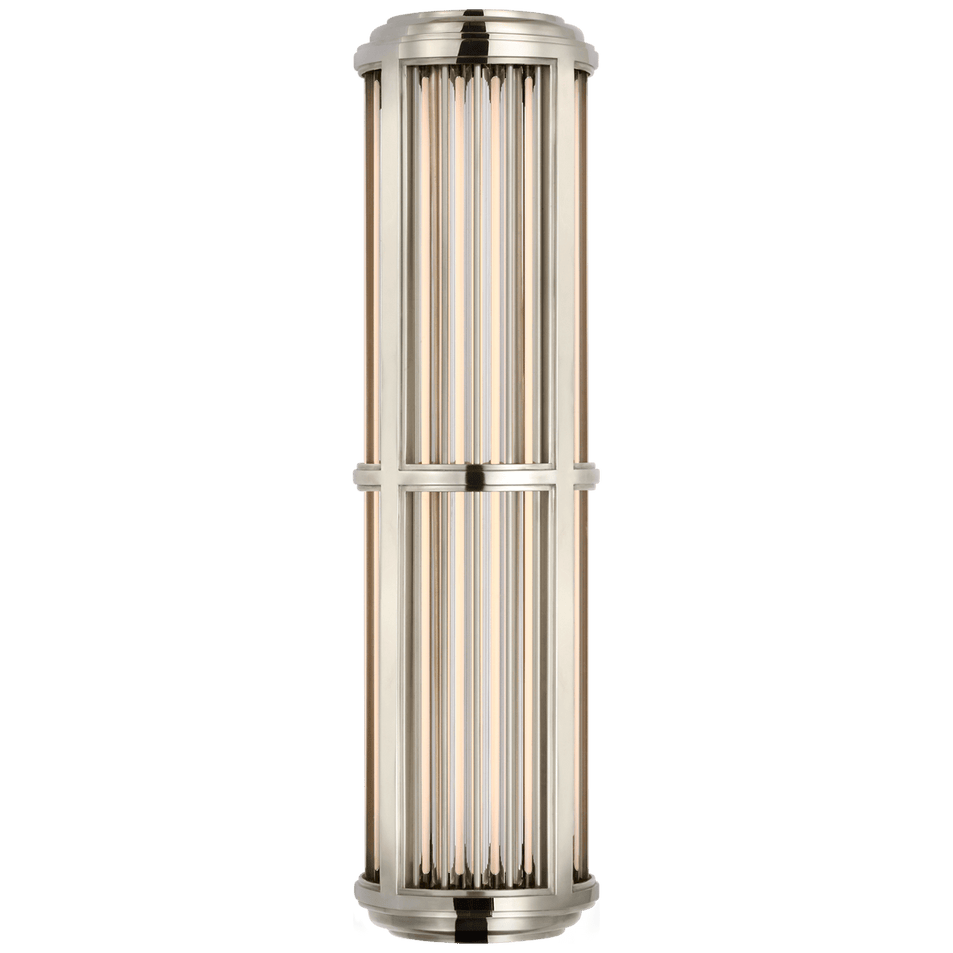 Perren Medium Wall Sconce, a premium Decorative light by Visual Comfort & Co. Close - up image of its design.