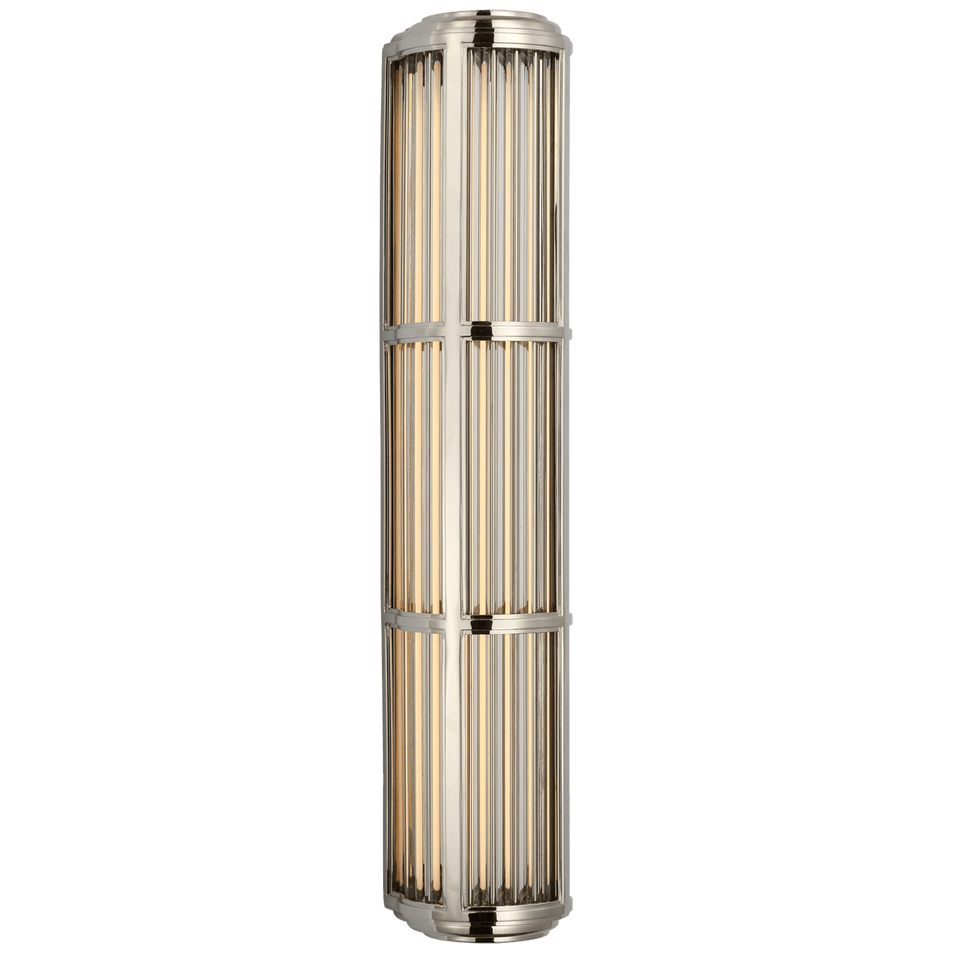 Perren Large Wall Sconce, a premium Decorative light by Visual Comfort & Co. Close - up image of its design.