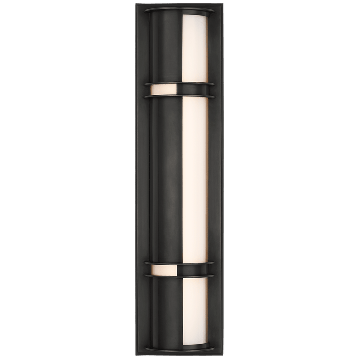 Strever 18" Shielded Sconce, a premium Bath light by Visual Comfort & Co. Close - up image of its design.