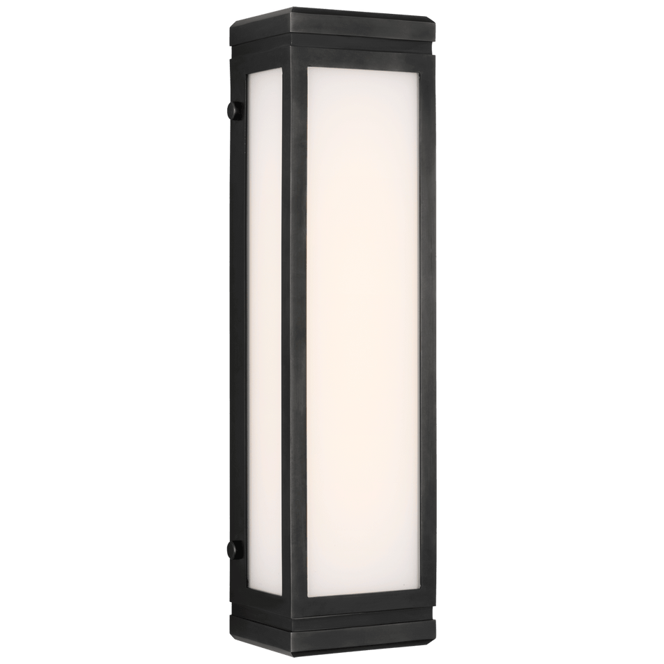 Hayles 17" Bath Light, a premium Bath light by Visual Comfort & Co. Close - up image of its design.