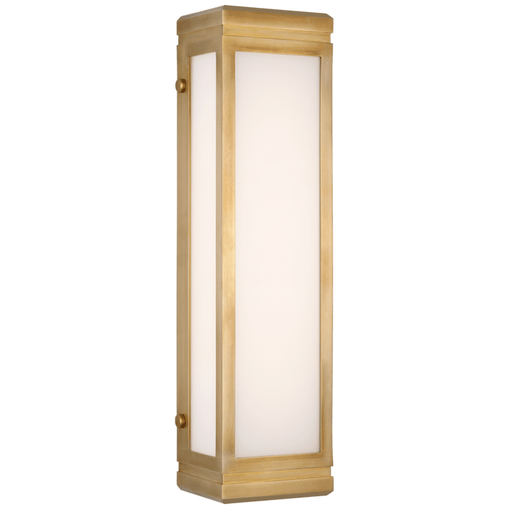 Hayles 17" Bath Light, a premium Bath light by Visual Comfort & Co. Close - up image of its design.