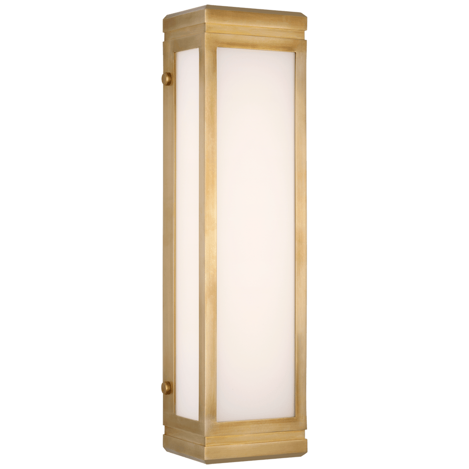 Hayles 17" Bath Light, a premium Bath light by Visual Comfort & Co. Close - up image of its design.