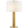 Barrett Medium Knurled Table Lamp, a premium Decorative light by Visual Comfort & Co. Close - up image of its design.