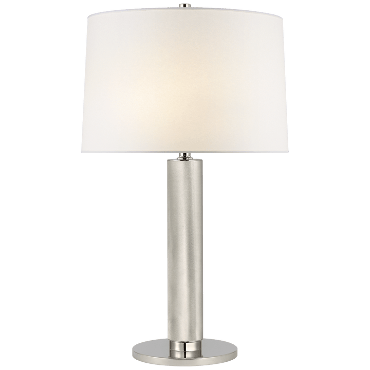 Barrett Medium Knurled Table Lamp, a premium Decorative light by Visual Comfort & Co. Close - up image of its design.