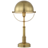Carthage Cordless Desk Lamp in Natural Brass
