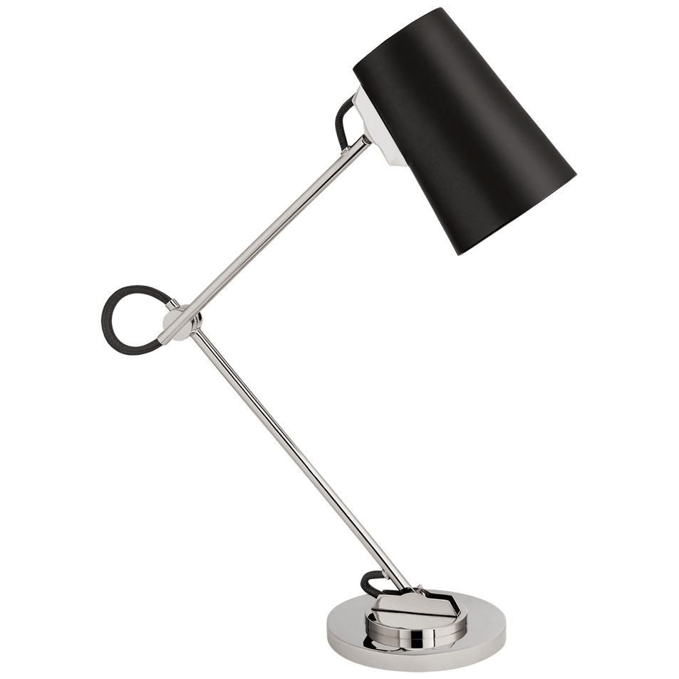 Benton Adjustable Desk Lamp, a premium Functional light by Visual Comfort & Co. Close - up image of its design.