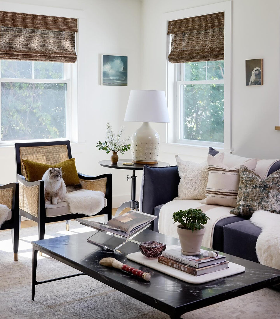 Halifax Small Table Lamp, a premium Decorative light by Visual Comfort & Co. Close - up image of its design.