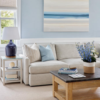 Halifax Small Table Lamp, a premium Decorative light by Visual Comfort & Co. Close - up image of its design.