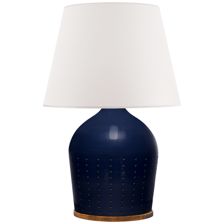 Halifax Large Table Lamp, a premium Decorative light by Visual Comfort & Co. Close - up image of its design.
